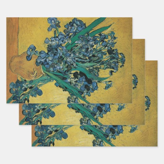 Nog steeds leven met Irises door Vincent van Gogh Inpakpapier Vel (Set)