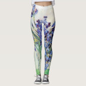 Nog steeds leven met Irises door Vincent van Gogh Leggings (Voorkant)