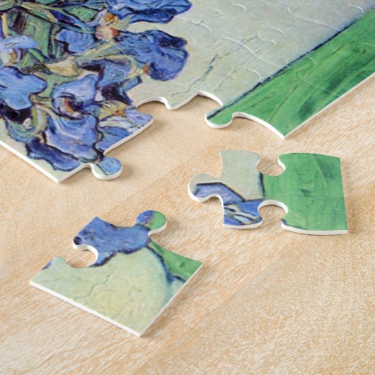 Nog steeds leven met Irises door Vincent van Gogh Legpuzzel (Zijkant)