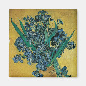 Nog steeds leven met Irises door Vincent van Gogh Magneet (Voorkant)