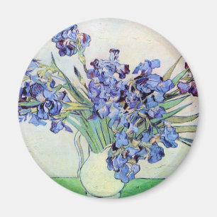 Nog steeds leven met Irises door Vincent van Gogh Magneet