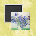 Nog steeds leven met Irises door Vincent van Gogh Magneet<br><div class="desc">Nog steeds: Vase met Irises door Vincent van Gogh is een kunstpost van impressionisme, maar het schilderen van florale natuur blijft leven. Een bouquet van lavender bebaarde irisbloemen uit een lentuin. De vaas is gevormd als een pitcher en vol liefde en romance paarse bloei. Over de kunstenaar: Vincent Willem van...</div>