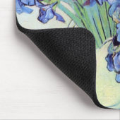 Nog steeds leven met Irises door Vincent van Gogh Muismat (Hoek)