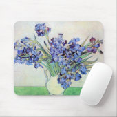 Nog steeds leven met Irises door Vincent van Gogh Muismat (Met muis)