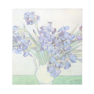 Nog steeds leven met Irises door Vincent van Gogh Notitieblok