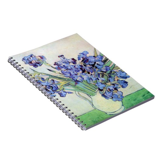 Nog steeds leven met Irises door Vincent van Gogh Notitieboek (Rechterzijde)