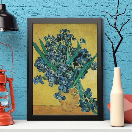 Nog steeds leven met Irises door Vincent van Gogh Poster
