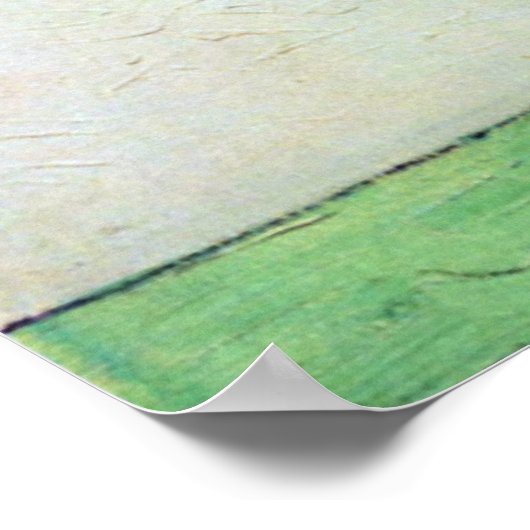 Nog steeds leven met Irises door Vincent van Gogh Poster (Hoek)