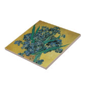Nog steeds leven met Irises door Vincent van Gogh Tegeltje (Zijkant)