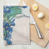 Nog steeds leven met Irises door Vincent van Gogh Theedoek (Quarter Fold)