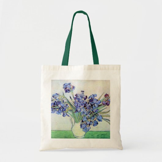 Nog steeds leven met Irises door Vincent van Gogh Tote Bag (Voorkant)