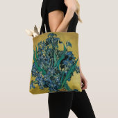 Nog steeds leven met Irises door Vincent van Gogh Tote Bag (Dichtbij)