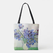 Nog steeds leven met Irises door Vincent van Gogh Tote Bag (Achterkant)