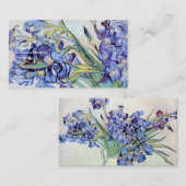 Nog steeds leven met Irises door Vincent van Gogh Visitekaartje (Voorkant / Achterkant)