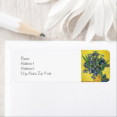 Nog steeds leven met Irises van Van Gogh Etiket (Insitu)