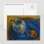 Nog steeds leven met Jug en Apple Briefkaart (Voorkant / Achterkant)