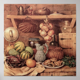 Nog steeds leven met kersteten poster