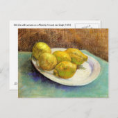 Nog steeds leven met Lemons op een Bord Briefkaart (Voorkant / Achterkant)