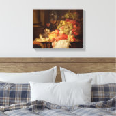 Nog steeds leven met Lobster Canvas Afdruk (Insitu (Slaapkamer))