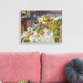 Nog steeds leven met mand, 1888-90 canvas afdruk (Insitu (Woonkamer))