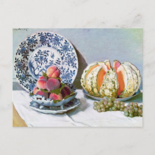 Nog steeds leven met Melon, 1872 Claude Monet Briefkaart