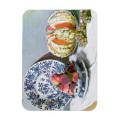 Nog steeds leven met Melon, 1872 Claude Monet Magneet (Verticaal)