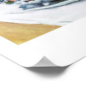 Nog steeds leven met Melon, 1872 Claude Monet Poster (Hoek)