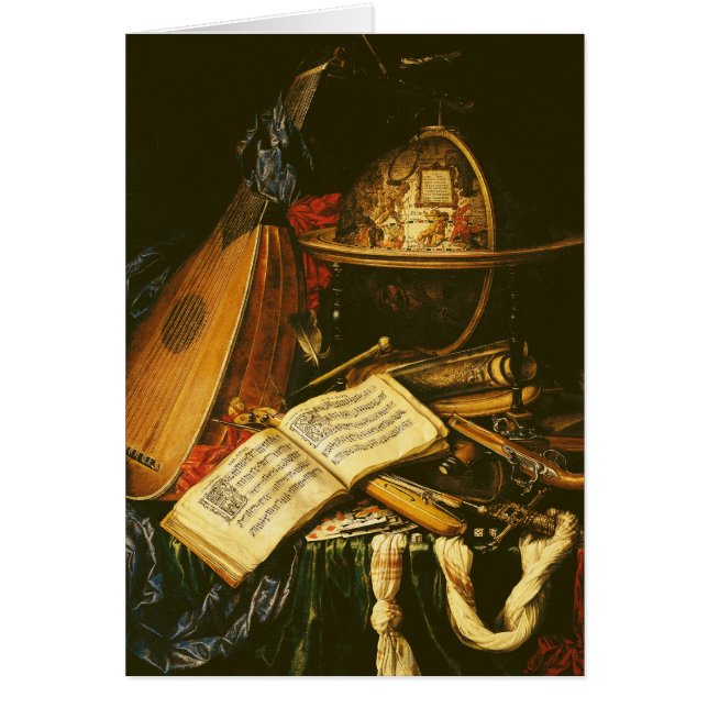 Nog steeds leven met muziekinstrumenten (Voorkant)