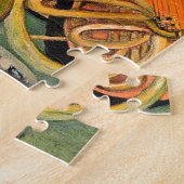 Nog steeds leven met muziekinstrumenten legpuzzel (Zijkant)