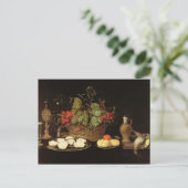 Nog steeds leven met oesters briefkaart (Staand voorkant)