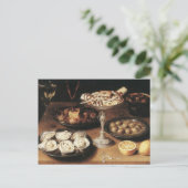 Nog steeds leven met oesters - Osias Beert Briefkaart (Staand voorkant)