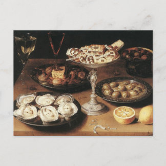 Nog steeds leven met oesters - Osias Beert Briefkaart