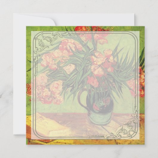 Nog steeds leven met Oleanders en Boeken, Van Gogh (Voorkant)