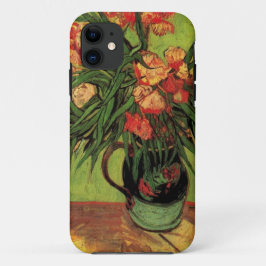Nog steeds leven met Oleanders en Boeken, Van Gogh iPhone 11 Hoesje