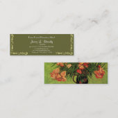 Nog steeds leven met Oleanders en Boeken, Van Gogh Mini Visitekaartje (Voorkant / Achterkant)