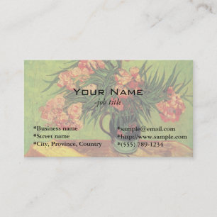 Nog steeds leven met Oleanders en Boeken, Van Gogh Visitekaartje