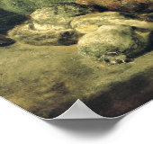 Nog steeds leven met paddenstoelen poster (Hoek)