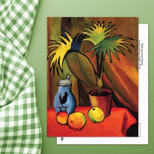 Nog steeds leven met Palms August Macke Briefkaart
