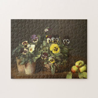 Nog steeds leven met Pansies door Henri Fantin-Lat Legpuzzel