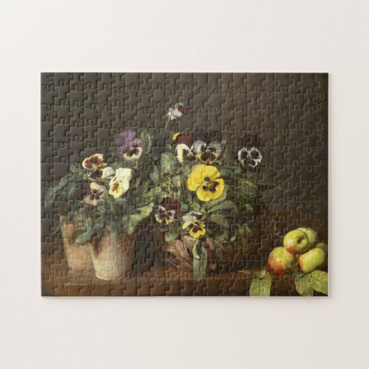 Nog steeds leven met Pansies door Henri Fantin-Lat Legpuzzel (Horizontaal)