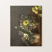 Nog steeds leven met Pansies door Henri Fantin-Lat Legpuzzel (Verticaal)
