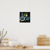 Nog steeds leven met parels poster (Keuken)