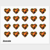 Nog steeds leven met peren hart sticker (Vel)