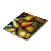 Nog steeds leven met peren tegeltje (Zijkant)