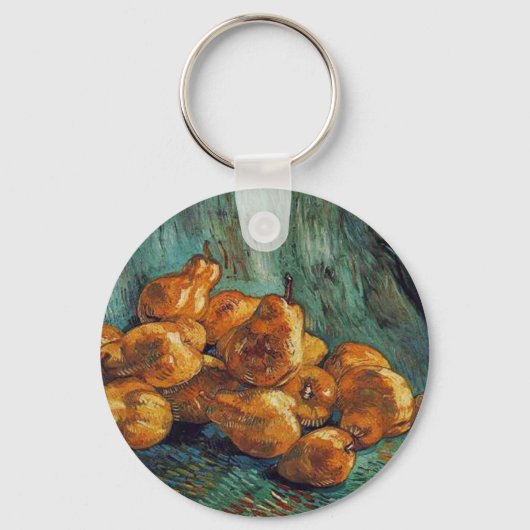 Nog steeds leven met peren, van Gogh Sleutelhanger (Voorkant)