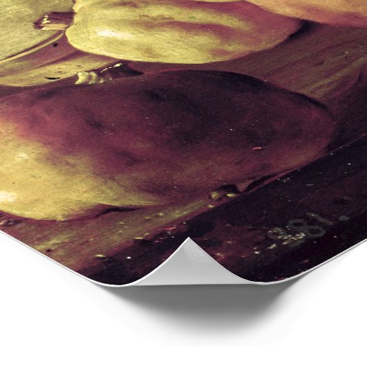 Nog steeds leven met Pomegranaten Poster (Hoek)