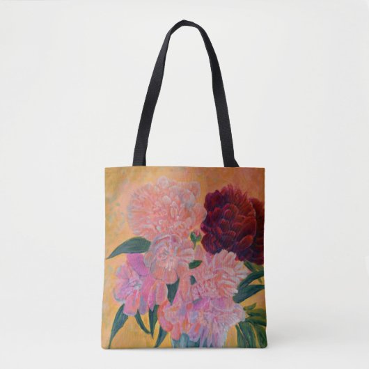 Nog steeds leven met pony's schilderen tote bag (Voorkant)