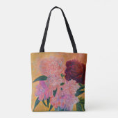 Nog steeds leven met pony's schilderen tote bag (Achterkant)