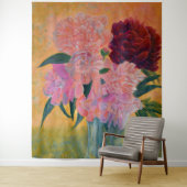 Nog steeds leven met pony's schilderen wandkleed (In situ)