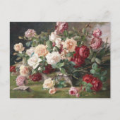 Nog steeds leven met rozen briefkaart (Voorkant)